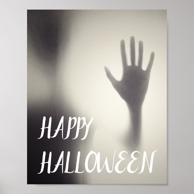 Poster de Dia das Bruxas Spooky Hand (Frente)