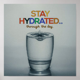 Poster de Dicas de Saúde na Parede