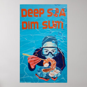 Poster de Dim Sum do mar profundo