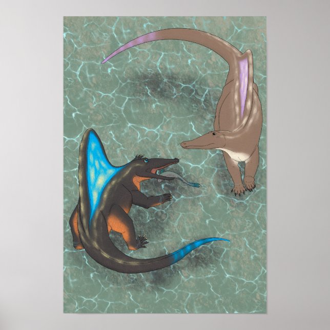 Poster de dinossauro - Secodontossauro (Frente)