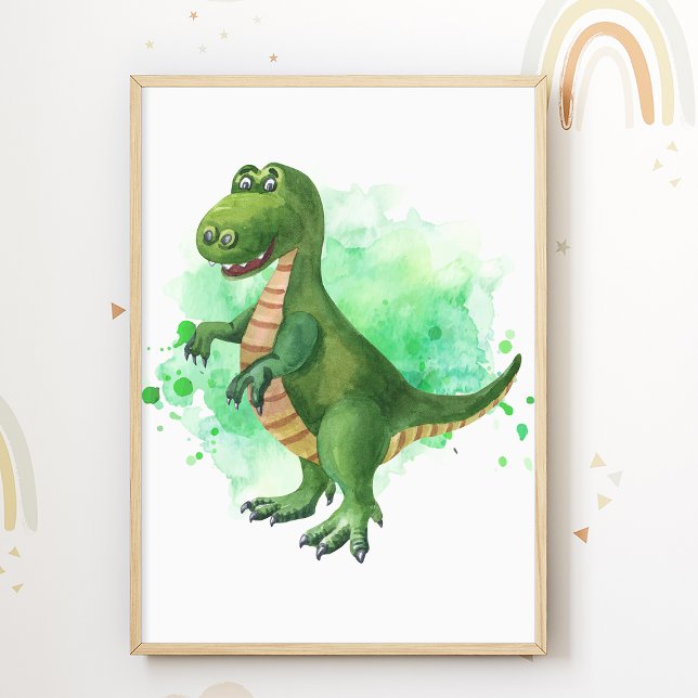 Pôster de Dinossauros Impressos para Quarto de Cri (Criador carregado)
