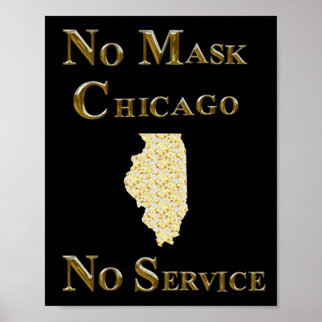 POSTER DE DISTÂNCIA SOCIAL DE CHICAGO (Frente)