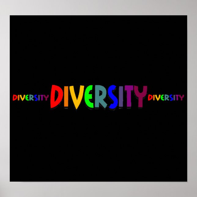 Poster de diversidade tripla (Frente)