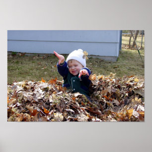 Poster De "divertimento Leafpile "