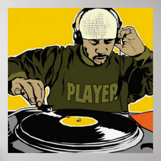 Poster de DJ de Jockey