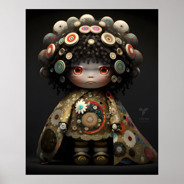 poster de Doll Anime 3D por Takashi Murakami (Frente)