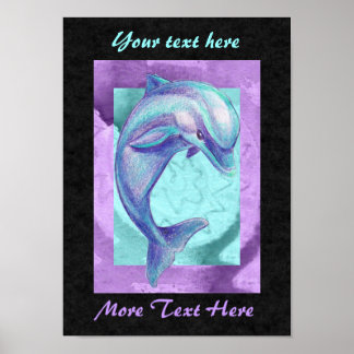 Poster de Dolphin Indigo