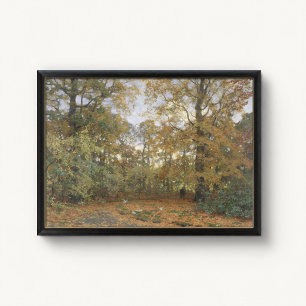Pôster de Dossel da Floresta de Outono Dourado