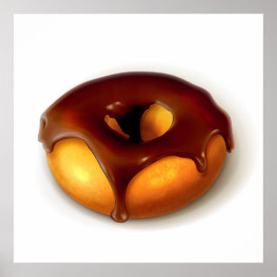 Poster de Doughnut decadente divino - SRF