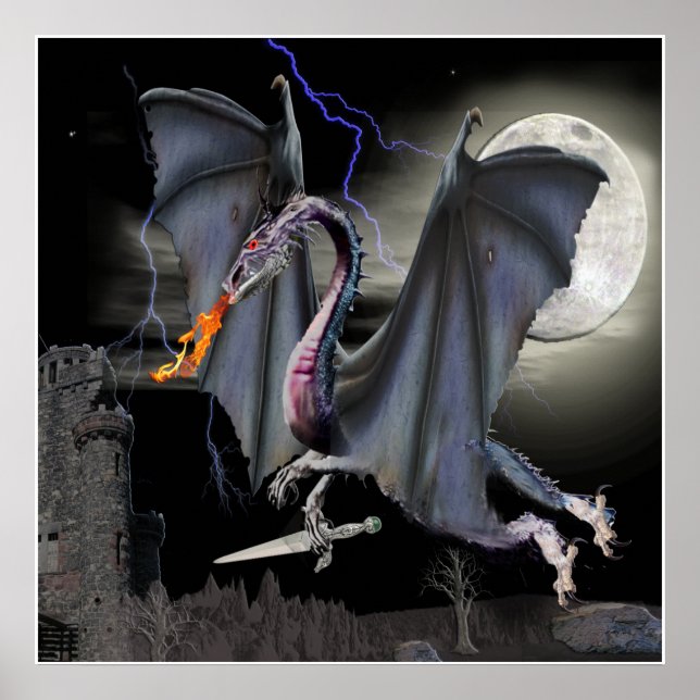 poster de dragão (Frente)