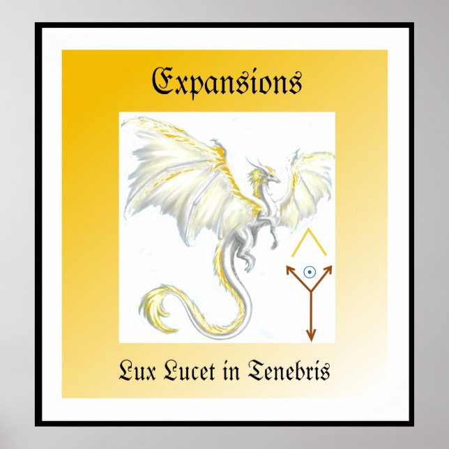 Poster de Dragão Branco (Frente)