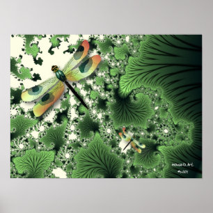 Poster de Dragonfly (Verde)