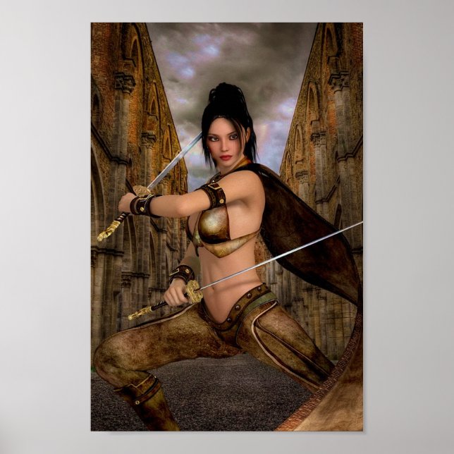 Poster de duas espadas (Frente)