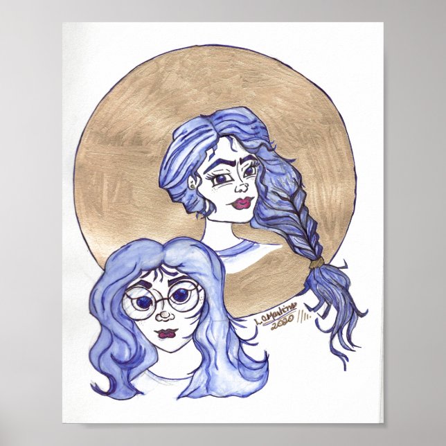 poster de duas raparigas (Frente)