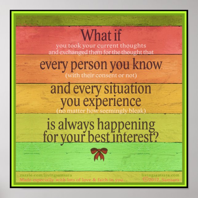 Poster de "E se... Melhor Interesse" colorido (Frente)