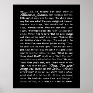 poster de "Ecklund & Swedlin" (preto)