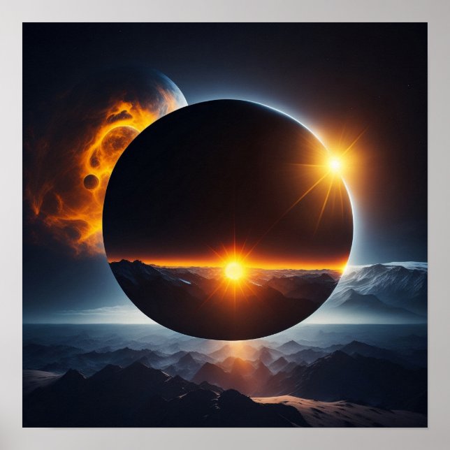 Poster de Eclipse Solar (Frente)