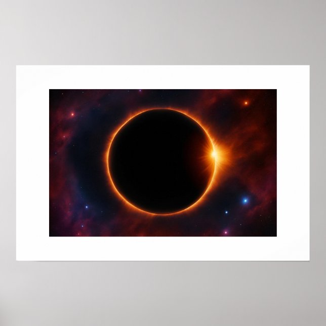 Poster de Eclipse Solar (Frente)