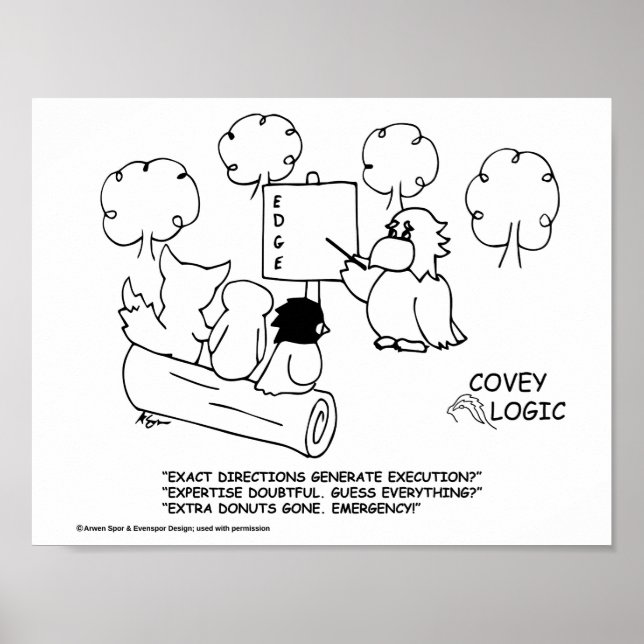 Poster de EDGE de Lógica de Covey (Frente)