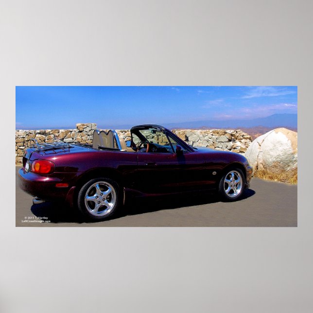 poster DE EDIÇÃO ESPECIAL 2000 MIATA (Frente)