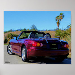 POSTER DE EDIÇÃO ESPECIAL MIATA 2000