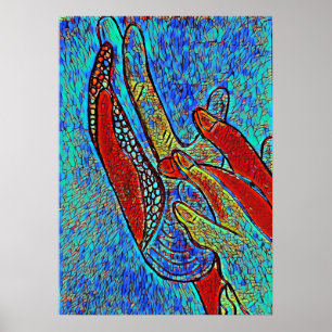 POSTER de Efeito de Vidro Obtido por Jesus da ASL