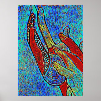 POSTER de Efeito de Vidro Obtido por Jesus da ASL