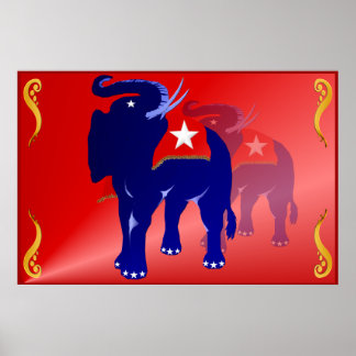 POSTER de elefante GOP