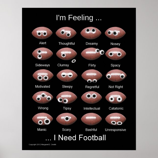 Poster de Emoção de Futebol (Frente)