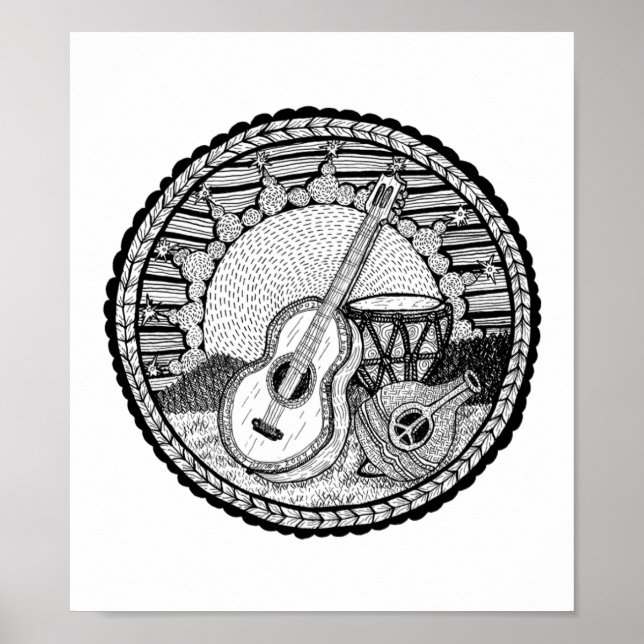 Poster de Encantamento Melódico (Frente)