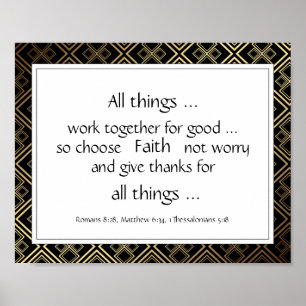 Poster de Encorajamento da Vida Inspirativa