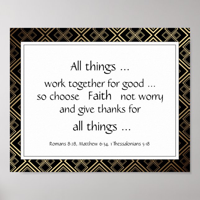 Poster de Encorajamento da Vida Inspirativa (Frente)