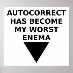 Poster de Enemy Funny Autocorrigido