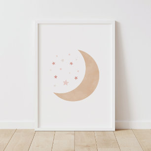 Poster de Enfermeira Neutral de Moa e Estrelas