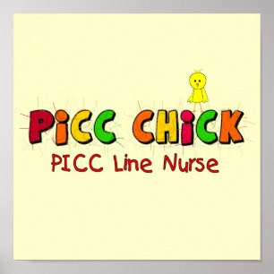 Poster de Enfermeiro de LINHA PICC