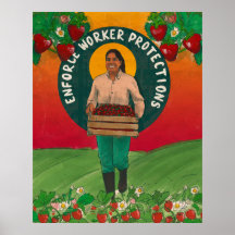 poster de "Enforce as Proteção do Trabalhador" por