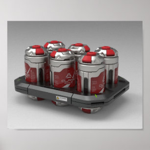 Poster de Engenheiro de Espaço - Clang Cola (caixa