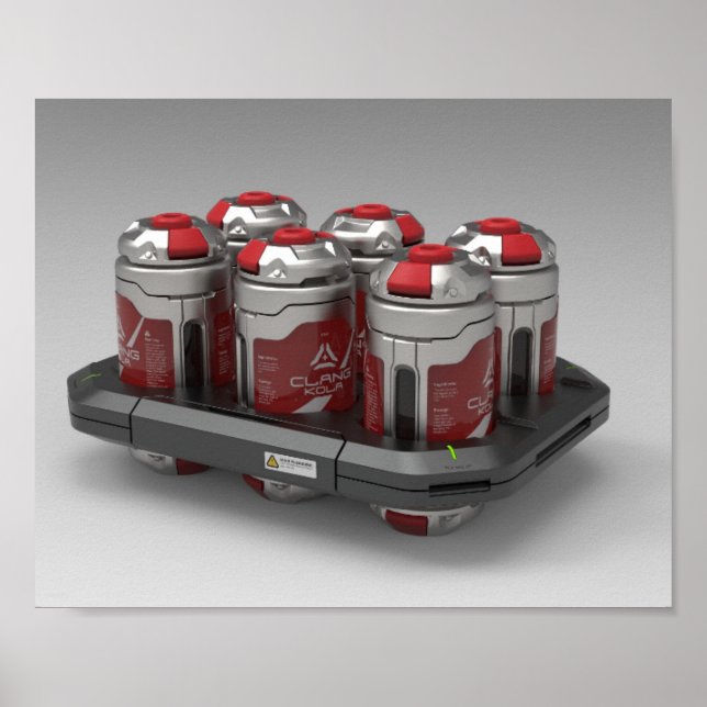 Poster de Engenheiro de Espaço - Clang Cola (caixa (Frente)