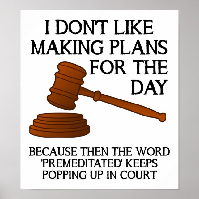 Poster de Engraçado Premeditado (Frente)