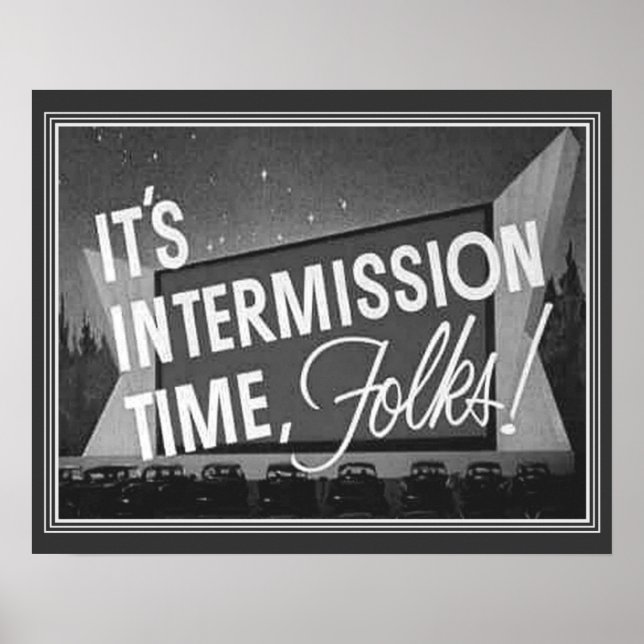 Poster de Entrada de Unidade Vintage 16x20 (Frente)