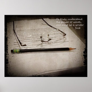 Poster de Escritor Inspiracional