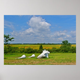 Poster de escultura de Shell