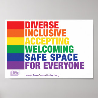 Poster de espaço seguro