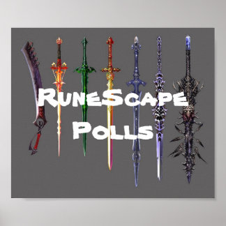 Poster de Espada RuneScape Polls