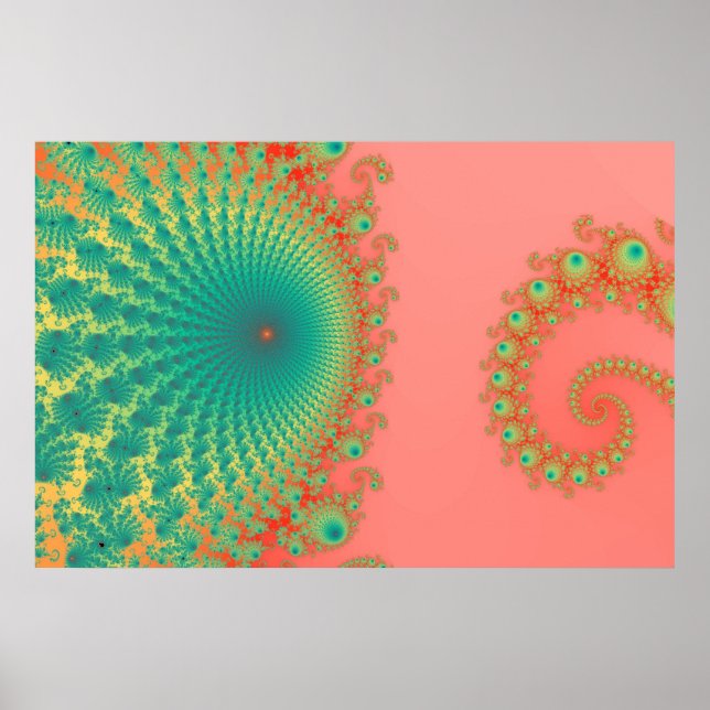 Poster de Espirol do Arco-Íris (Frente)