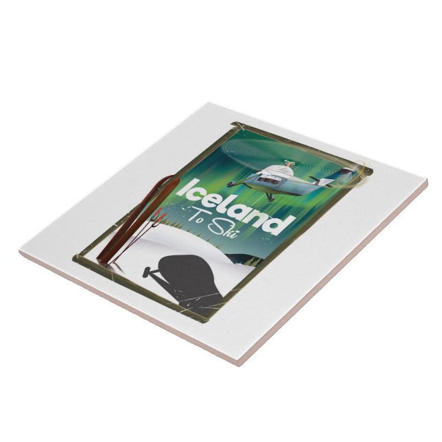 Poster de esqui Vintage (Lateral)