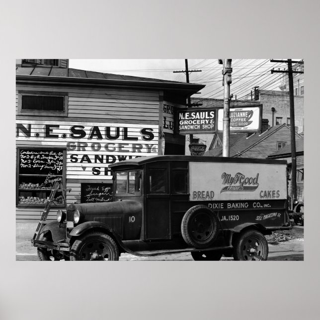 Poster de esquina de Nova Orleans (Frente)