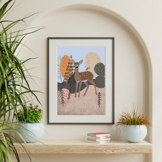 Poster de estilo Boho 13x19