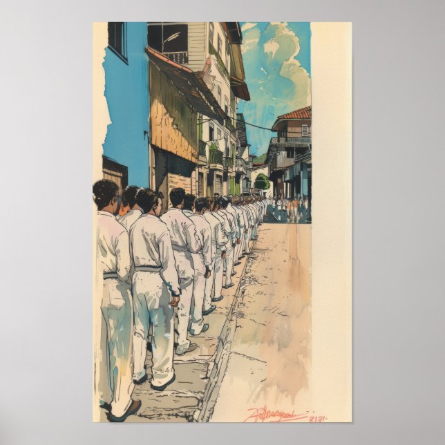 Poster de Estilo de Livro em Quadrinhos, Ilustraçã (Frente)