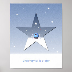 Poster de Estrela para Crianças